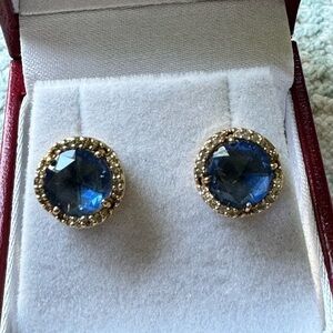 Kate Spade Blue Studded Earrings